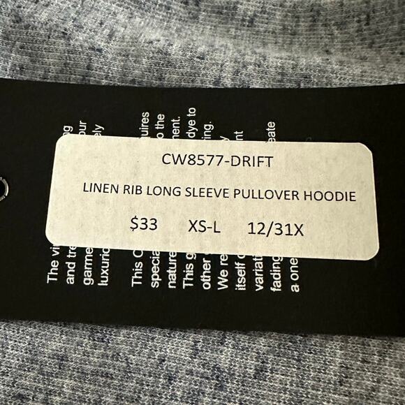 Chaser women’s pullover hoodie, drawstring waist gray size S  - Picture 10 of 10